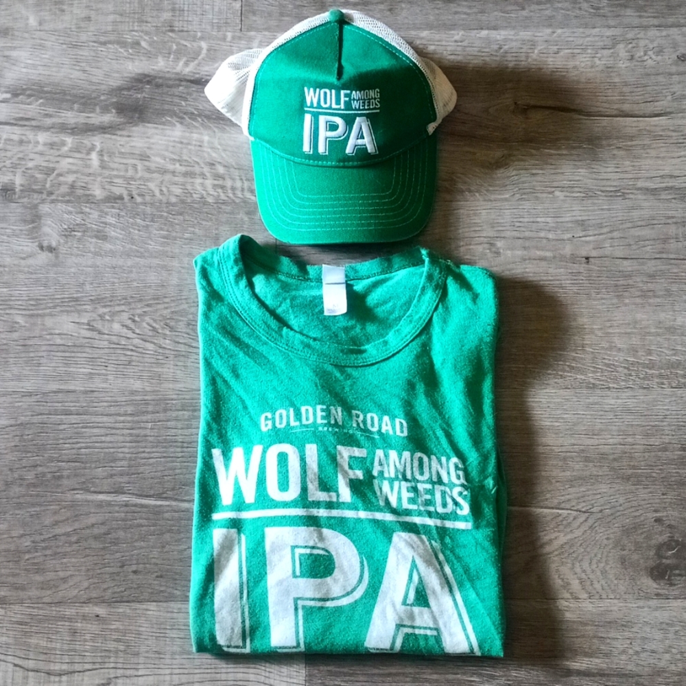 Golden Road Brewing Tee & Hat Bundle